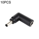 10 PCS 4.5 x 3.0mm Female to 4.5 x 3.0mm Male Plug Elbow Adapter Connector
