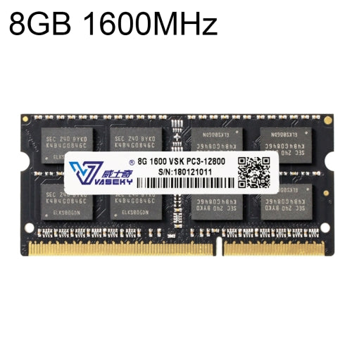 Vaseky 8GB 1600MHz PC3-12800 DDR3 PC Memory RAM Module for Laptop