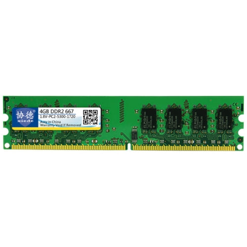 XIEDE X078 DDR2 667MHz 4GB General Full Compatibility Memory RAM Module for Laptop