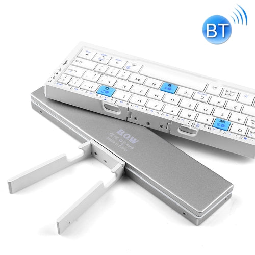 B.O.W HB199 Foldable Bluetooth Keyboard (Silver)