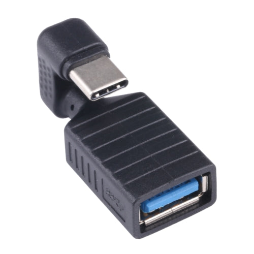 USB-C / Type-C Male to USB 3.0 Female U-shaped Elbow OTG Adapter