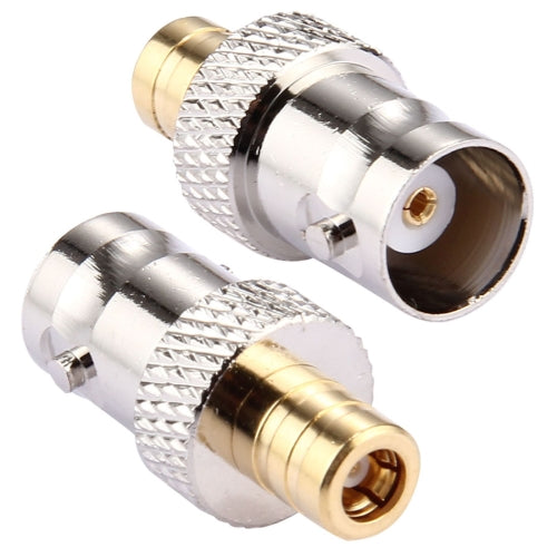 2 PCS BNC Female to SMB Female Connector