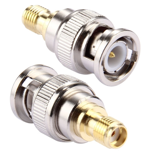 2 PCS BNC Male to SMA Female Connector