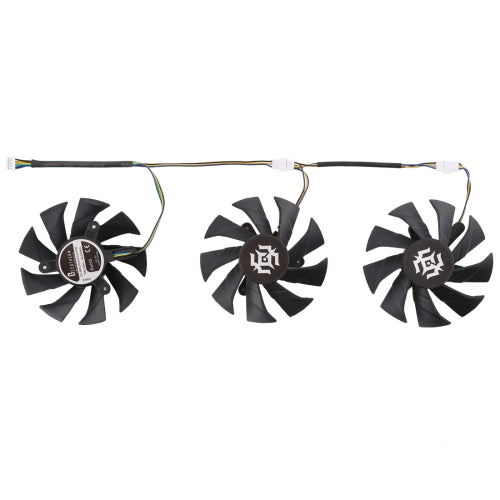 3 PCS Graphics Card Cooling Fan for Zotac GTX 1070-8GD5 X-OC, Diameter: 85mm