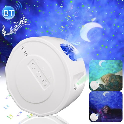 3 in 1 Bluetooth Music Starry Sky Projection Night Light with Remote Control