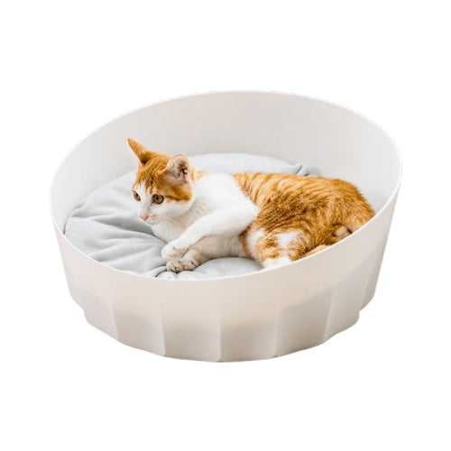 Original Xiaomi Youpin Jordan & Judy Half Embrace Round Pet Nest (Beige White)