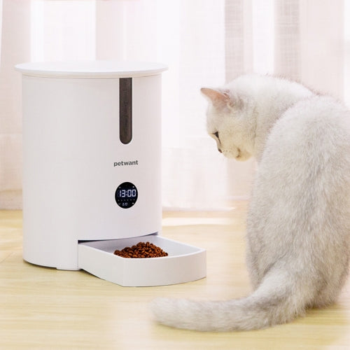Original Xiaomi Youpin F3 PETWANT 2.8L LED Touch Screen Automatic Pet Feeder (White)