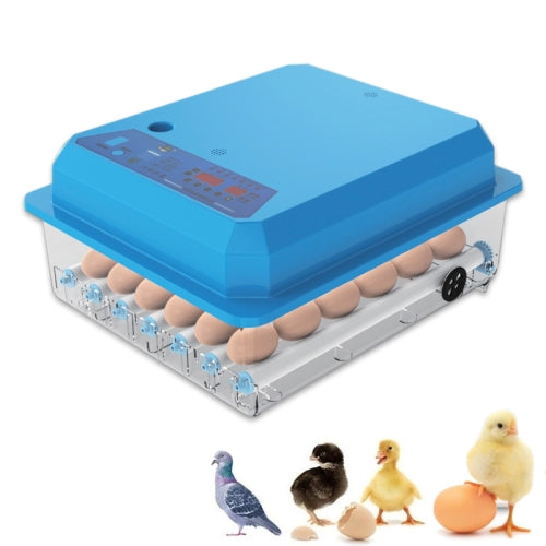 Egg Incubator Small Automatic Home Intelligent Chicken Tool Hatcher, CN Plug, Specification: 30 PCS Fully Automatic (Roller Spacing Adjustable)