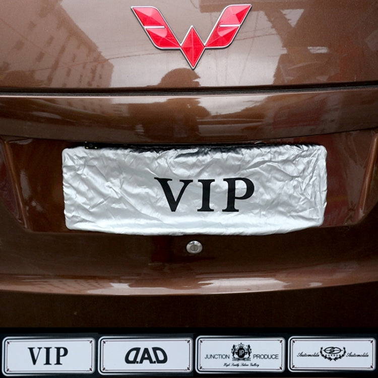 2 PCS Dust-proof Cover for Car License Plate  Random Delivery