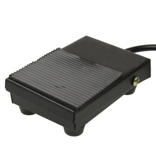 TFS-1 AC 250V 10A Anti-slip Plastic Case Foot Control Pedal Switch, Cable Length: 1m