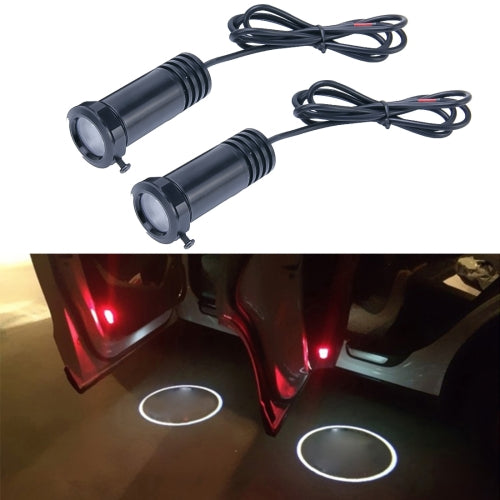 1 Pair Car Door LED Laser Welcome Decorative Light, LED Laser for MAZDA Logo