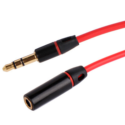 3.5mm Gold Plated Male to Female Jack Earphone Extender Cable, Length: 1.2m