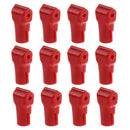 12 PCS Red ABS Display Hook / Security Lock Hook