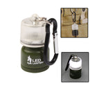 Mini Camping Lantern Light, 2-Mode White Light Lamp with Carabiner Clip