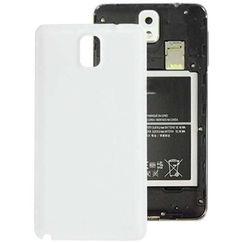 Litchi Texture Original Plastic Battery Cover For Galaxy Note III / N9000(White)