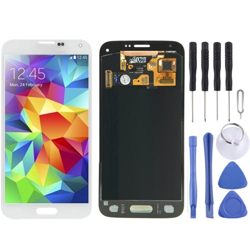 Original LCD + Touch Panel for Galaxy S5 mini / G800, G800F, G800A, G800HQ, G800H, G800M, G800R4, G800Y(White)