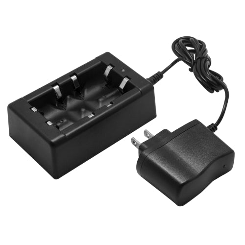 Battery Charger for 16340 / CR123A / 18650 / 17670, Output: 5.5V/ 450mA, US Plug(Black)