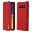 DUX DUCIS WISH Series TPU + PU + Leather Case for Galaxy S10 E, with Card Slots & Wallet (Red)