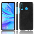 Shockproof Litchi Texture PC + PU Protective Case for Galaxy M30 (Black)