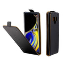 Business Style Vertical Flip TPU Leather Case for Galaxy Note9, with Card Slot(Black)