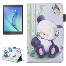 For Galaxy Tab A 7.0 (2016) / T280 Lovely Cartoon Panda Pattern Horizontal Flip Leather Case with Holder & Card Slots & Pen Slot