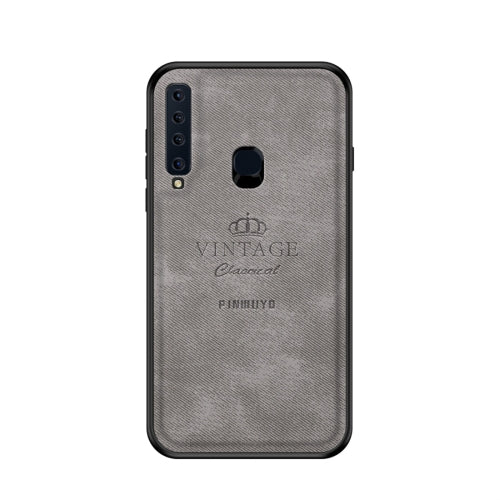 PINWUYO Shockproof Waterproof Full Coverage PC + TPU + Skin Protective Case for Galaxy A9 (2018) / A9s (Grey)