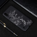 Lotus Pond Painted Pattern Soft TPU Case for Galaxy A10