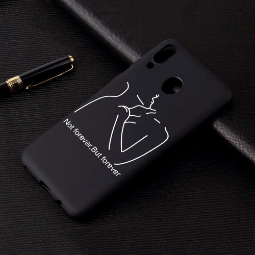 Distance Painted Pattern Soft TPU Case for Galaxy A30