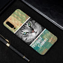 Cat Painted Pattern Soft TPU Case for Galaxy A70