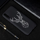 Elk Painted Pattern Soft TPU Case for Galaxy A70