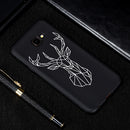 Elk Painted Pattern Soft TPU Case for Galaxy J4+
