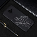 Five Hands Painted Pattern Soft TPU Case for Galaxy J6+