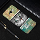 Cat Painted Pattern Soft TPU Case for Galaxy S8