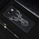Elk Painted Pattern Soft TPU Case for Galaxy S8+