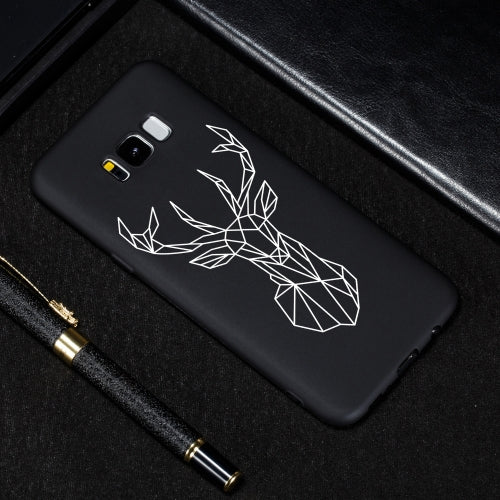 Elk Painted Pattern Soft TPU Case for Galaxy S8+