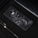 Lotus Pond Painted Pattern Soft TPU Case for Galaxy S9+