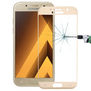 For Galaxy A5 (2017) / A520 0.26mm 9H Surface Hardness 2.5D Explosion-proof Full Screen Tempered Glass Color Screen Film(Gold)