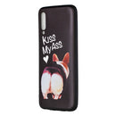 Embossed Painted Kiss My Ass Pattern TPU Case for Galaxy A70