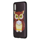 Embossed Painted Owl Pattern TPU Case for Galaxy A70