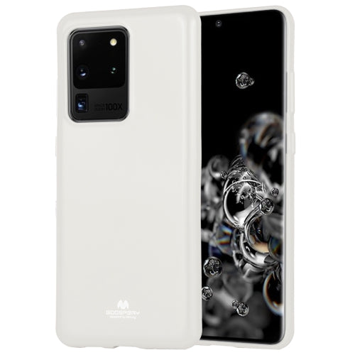 GOOSPERY JELLY Full Coverage Soft Case For Galaxy S20 Ultra(White)