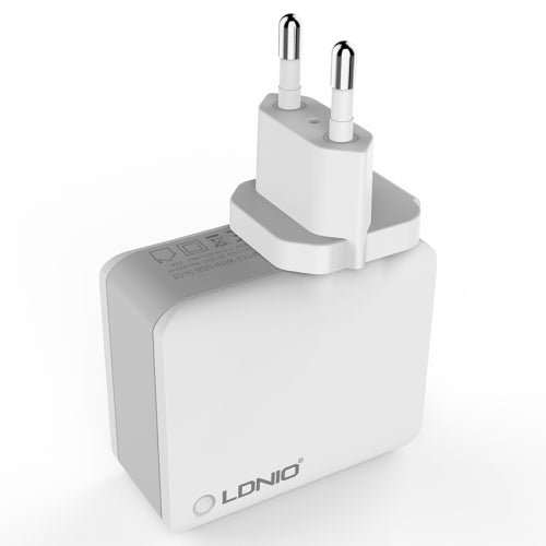 LDNIO A4403 4.4A 4 x USB Ports Smart Travel Charger, EU Plug