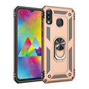 Armor Shockproof TPU + PC Protective Case for Galaxy M20, with 360 Degree Rotation Holder (Gold)