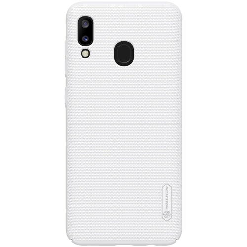 NILLKIN Frosted Concave-convex Texture PC Case for Galaxy A20 (White)