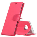 GOOSPERY SONATA DIARY Horizontal Flip Leather Case for Galaxy Note9, with Holder & Card Slots & Wallet(Magenta)