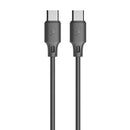 WK WDC-106 3A Type-C / USB-C to Type-C / USB-C Full Speed Charging Data Cable, Length: 1m (Black)