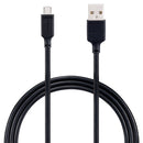 MOMAX DM16D 2.4A USB to Micro USB Charging Transmission Data Cable, Cable Length: 1m(Black)