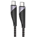 hoco U95 60W 3A PD USB-C / Type-C to USB-C / Type-C Freeway Charging Data Cable, Cable Length: 1.5m