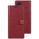 For Samsung Galaxy S21 5G GOOSPERY Mansoor Series Crazy Horse Texture Horizontal Flip Leather Case With Bracket & Card Slot & Wallet (Wine Red)