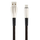 3A USB to USB-C / Type-C Shark Data Cable, Cable Length: 1m(Black)
