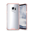 For Galaxy S9 Acrylic + TPU Shockproof Transparent Armor Protective Back Cover Case(Magenta)